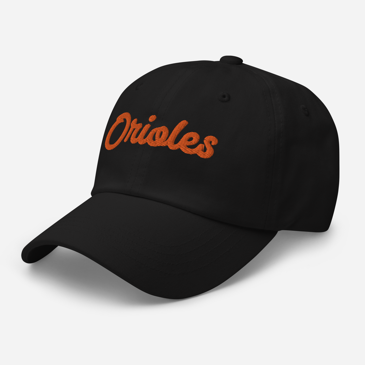 St. Louis Park Classic Dad Hat Orioles Embroidered Orange Black Hat