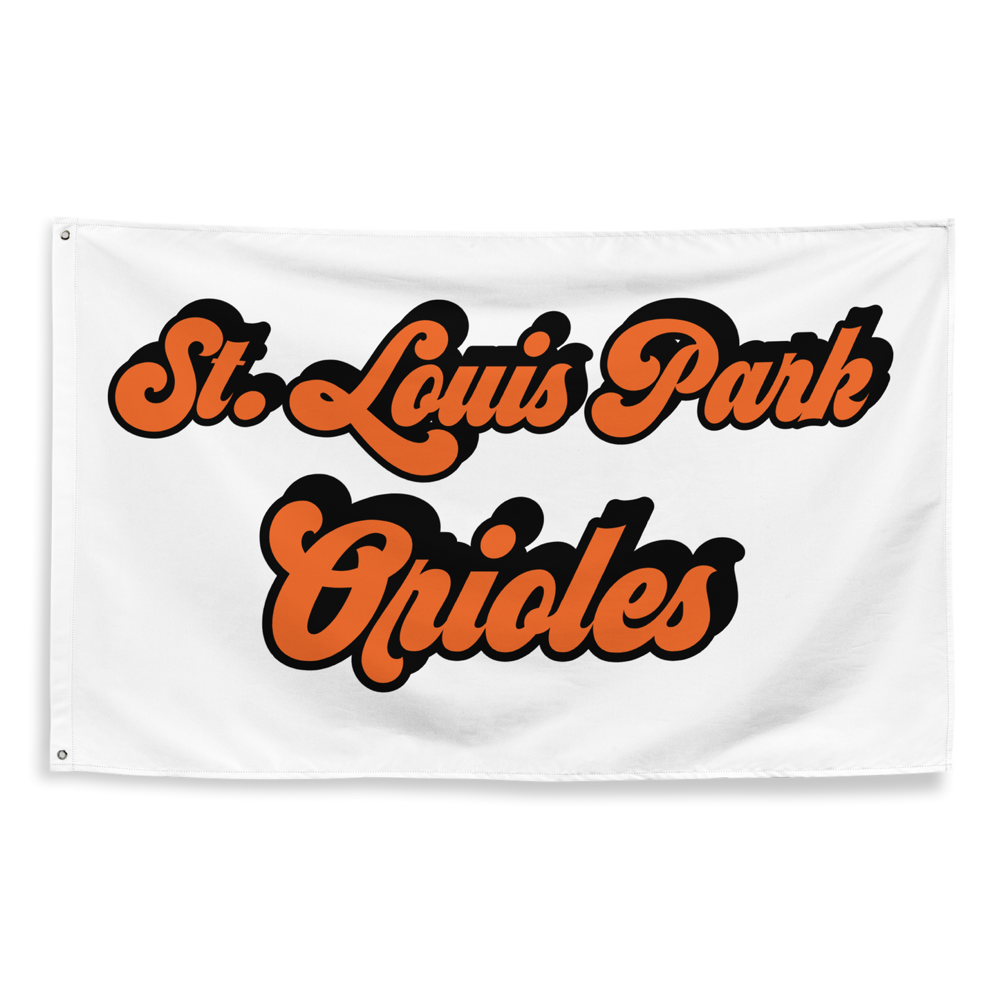 St. Louis Park Orioles SLP Flag White