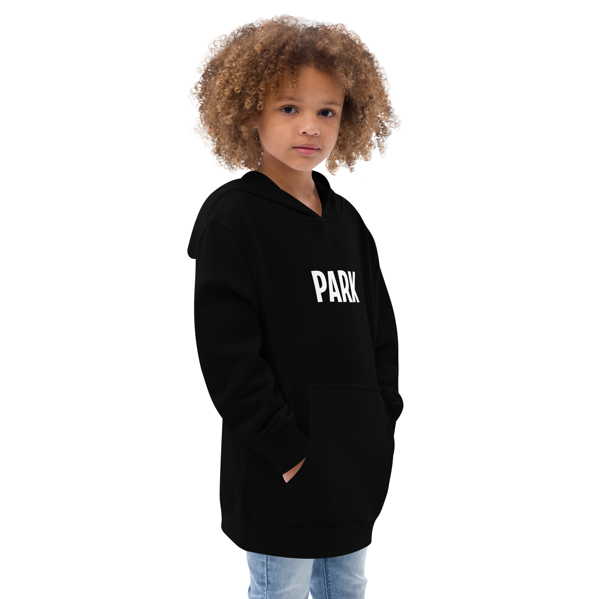 St. Louis Park Orioles Black Fleece White Lettering Kids Hoodie Sweatshirt