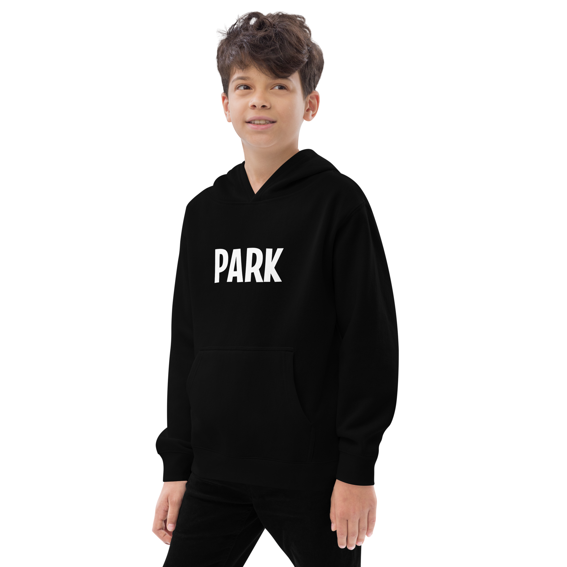 St. Louis Park Orioles Black Fleece White Lettering Kids Hoodie Sweatshirt