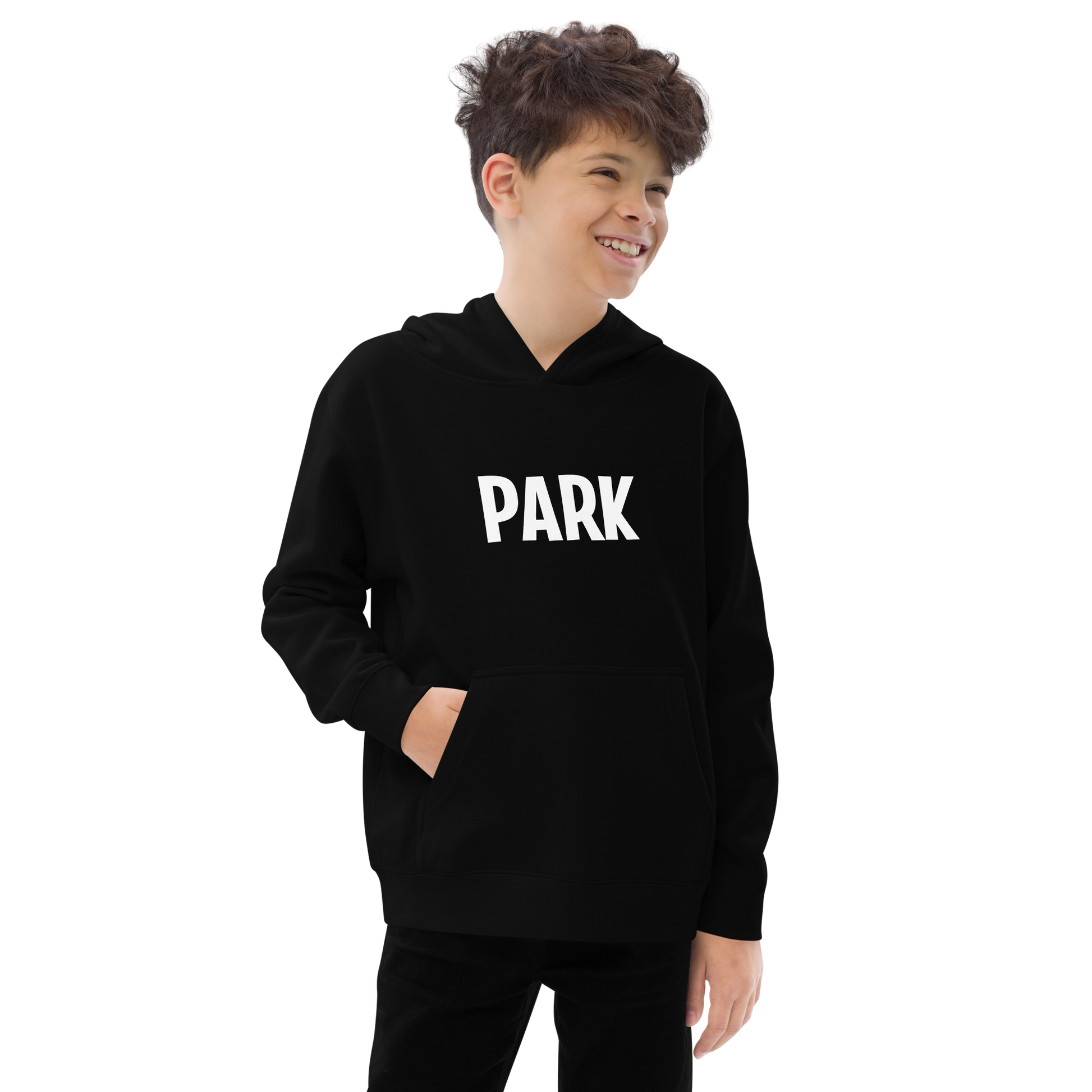 St. Louis Park Orioles Black Fleece White Lettering Kids Hoodie Sweatshirt