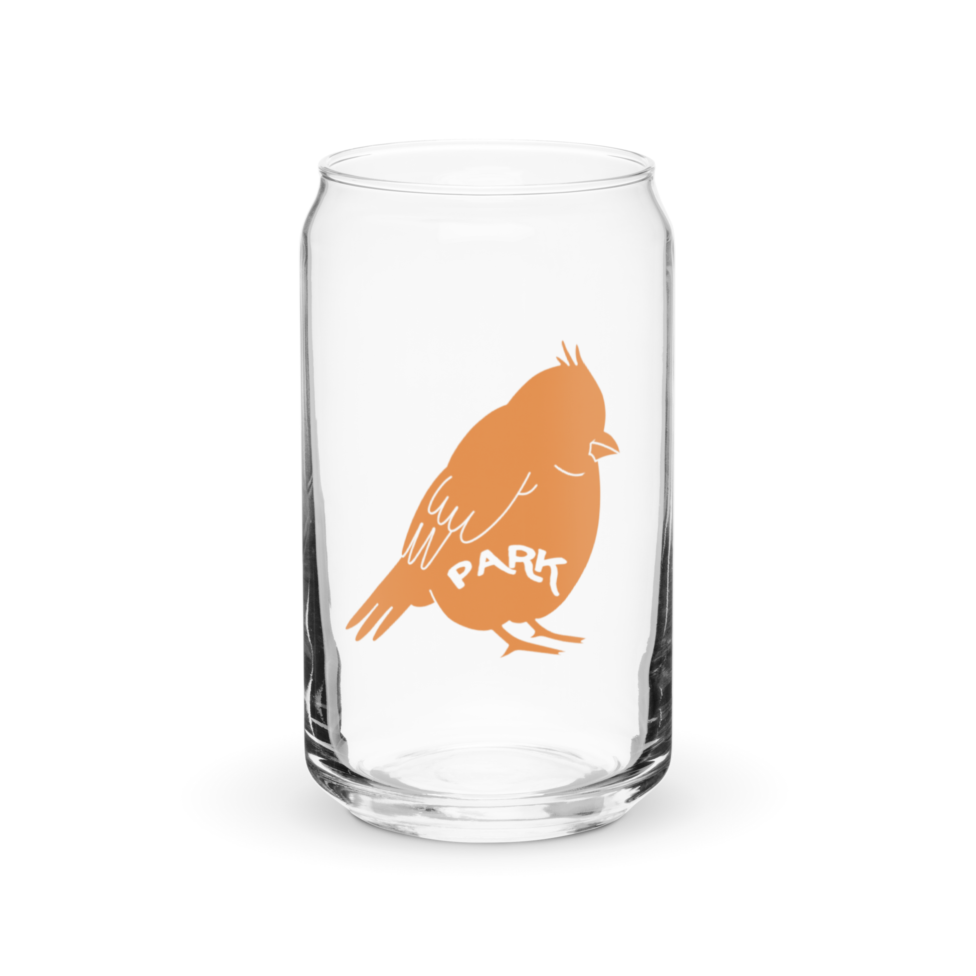 St. Louis Park Cup Glass Orange Oriole SLP