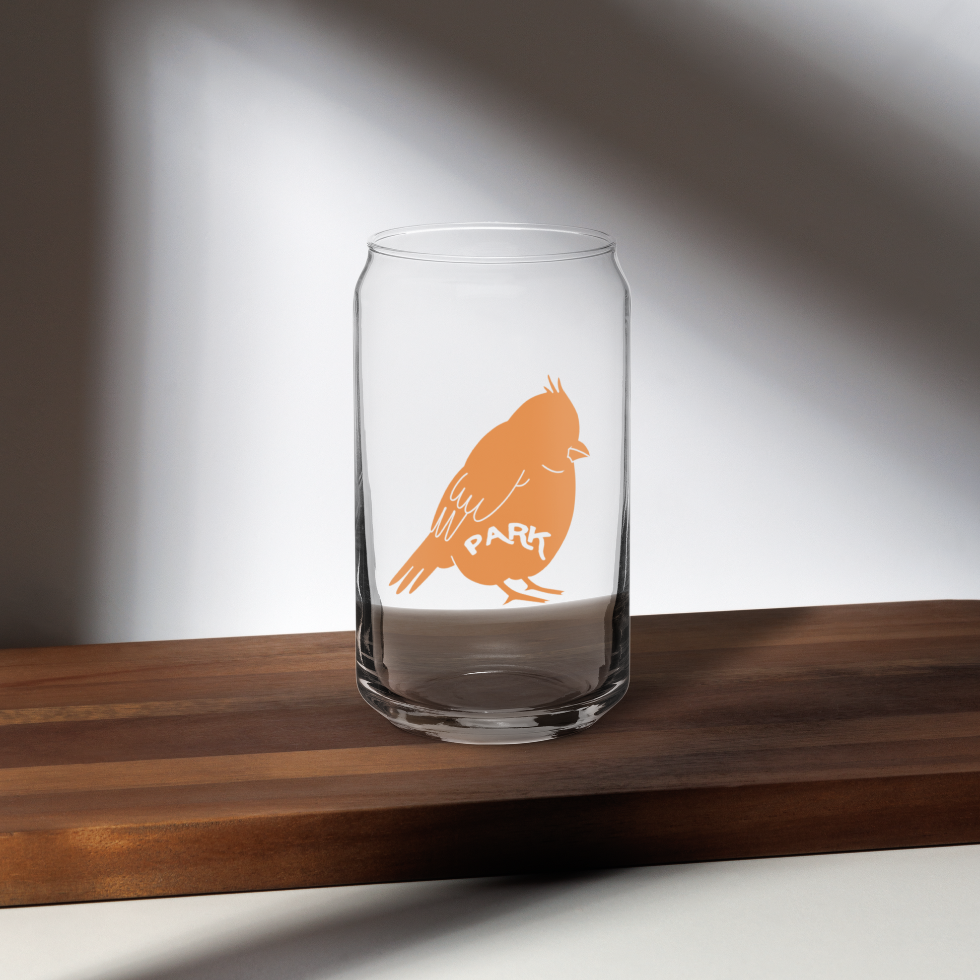 St. Louis Park Cup Glass Orange Oriole SLP