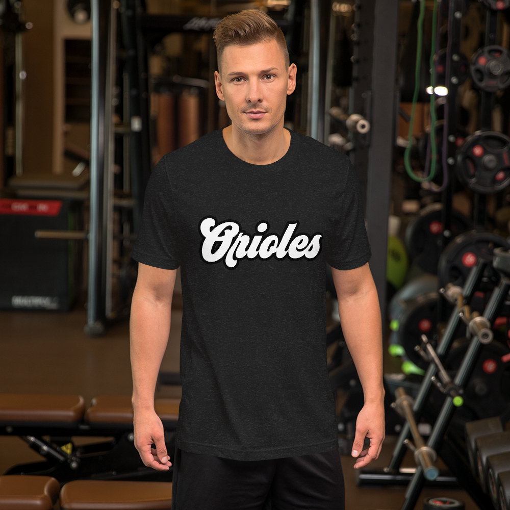 St. Louis Park Orioles T Shirt SLP Black Heather