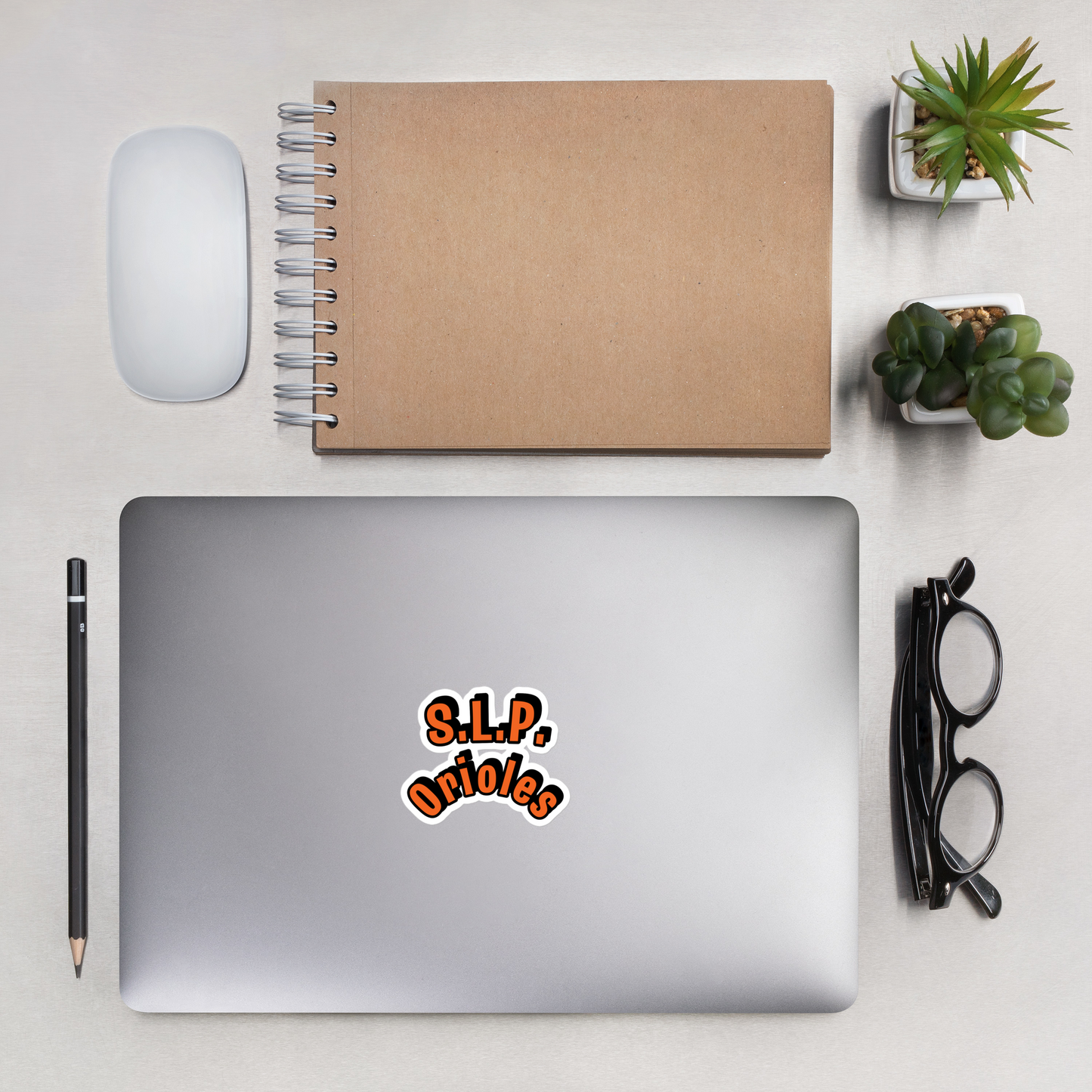 St. Louis Park S.L.P. Orioles Bubble-free Stickers