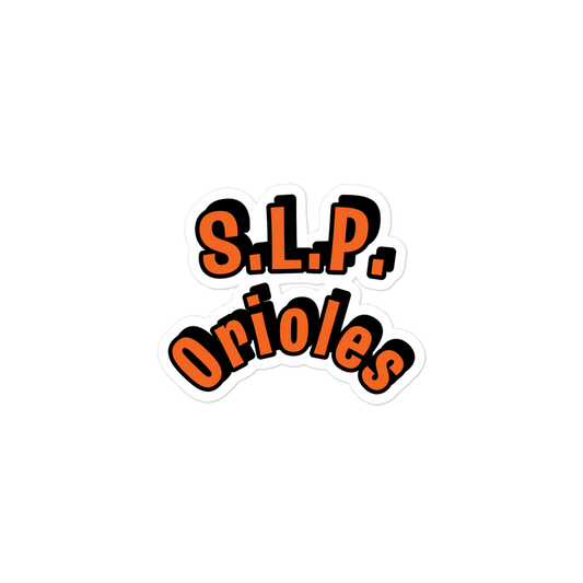 St. Louis Park S.L.P. Orioles Bubble-free Stickers