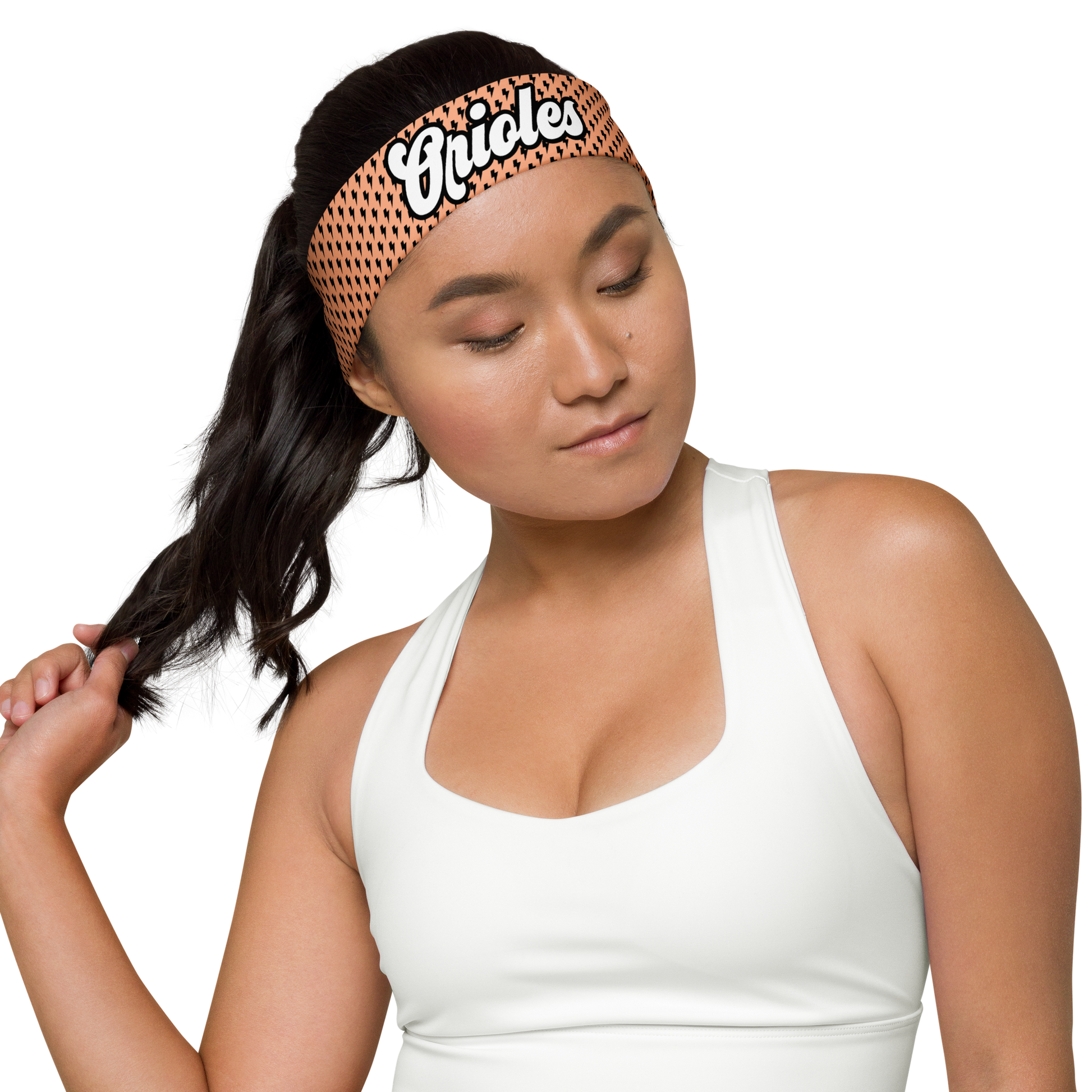 St Louis Park Orioles Lightning Orange Headband