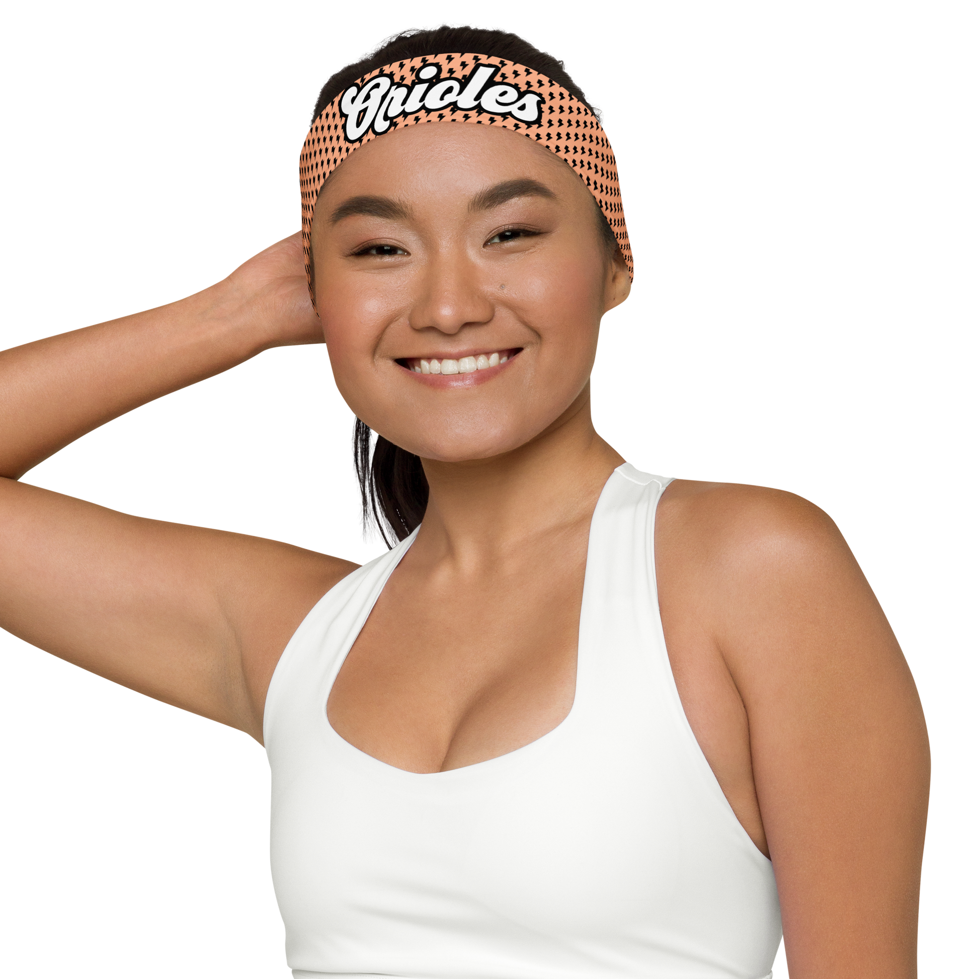 St Louis Park Orioles Lightning Orange Headband