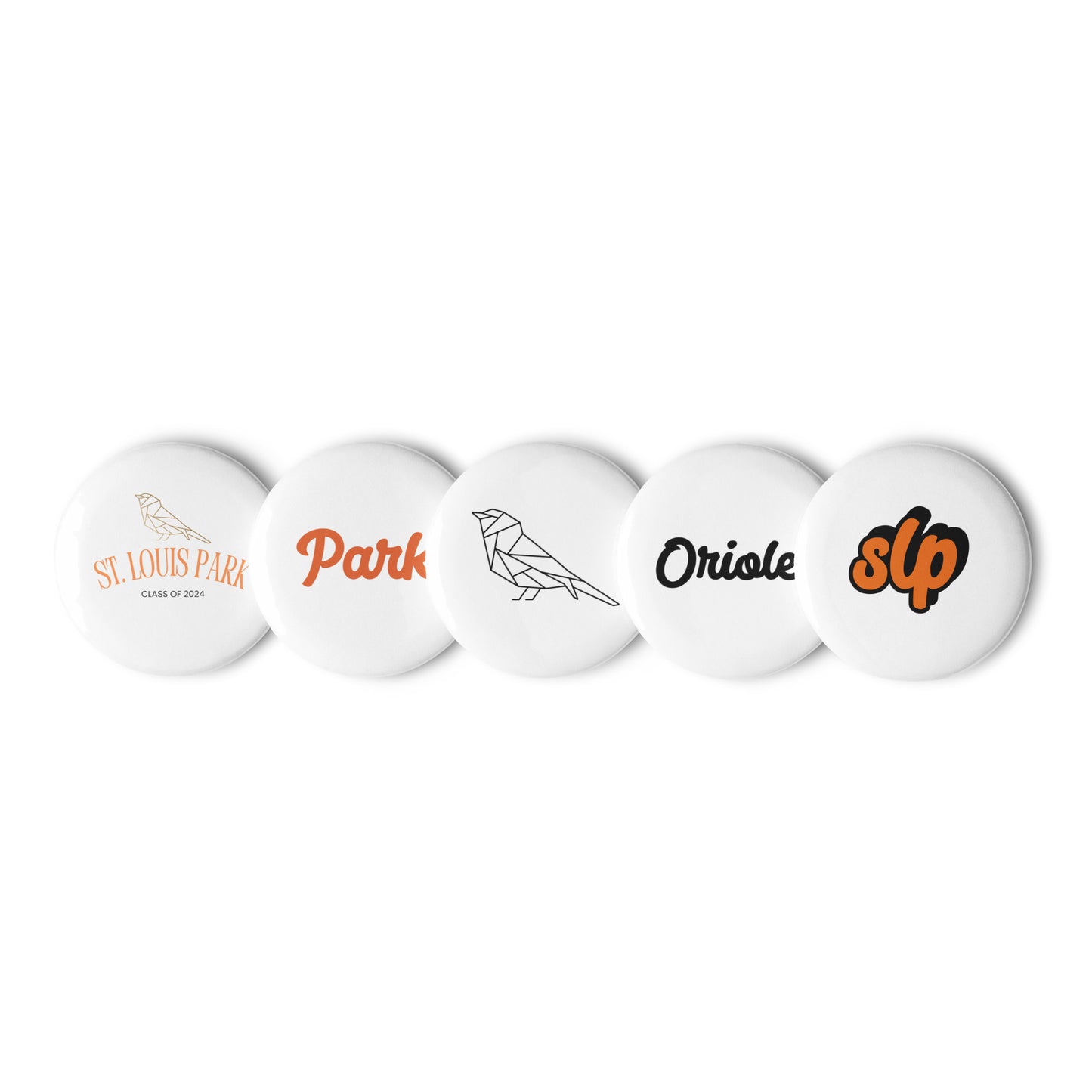 2.25 inch button class of 2024 st louis park orioles